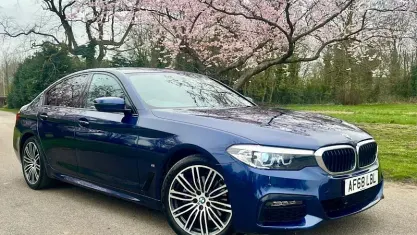 Used BMW 530e M Sport 252 HP (185 kW) 2018 Blue Sedan