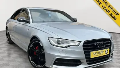 Used Audi A6 Black Edition 190 HP (139 kW) 2014 Silver Sedan