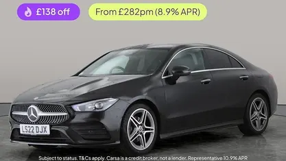 Black Used 2022 Mercedes CLA180 AMG Line Premium Sedan | £23,436 (Fair price)