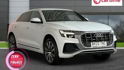 Used Audi Q8 S-Line 286 HP (210 kW) 2022 White SUV