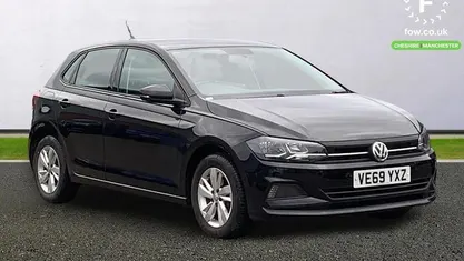 Used VW Polo SE 95 HP (69 kW) 2020 Black Hatchback