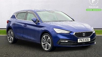 Usado Seat Leon XCELLENCE Lux 204 HP (150 kW) 2021 Azul Citadino