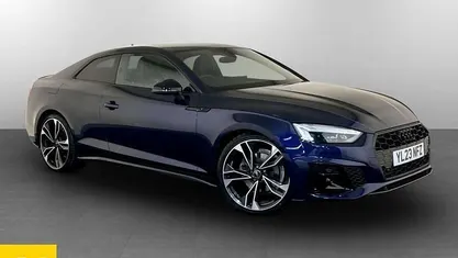Blue Used 2023 Audi A5 Black Edition Coupe | £27,495 (Fair price)