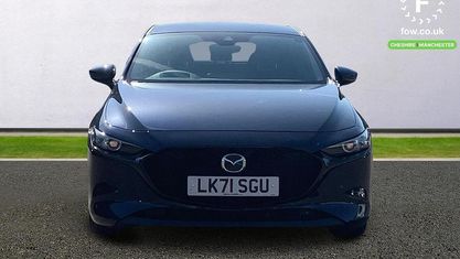 Begagnad Mazda 3 162 HK (119 kW) 2021 Blå Halvkombi