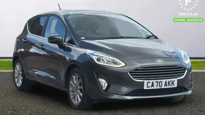 Used Ford Fiesta Titanium 125 HP (91 kW) 2021 Grey Hatchback