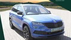 Blue Used 2021 Skoda Karoq SportLine SUV | £21,980 (Fair price)