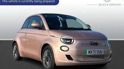 Used Fiat 500e Icon 86 kW (118 HP) 2022 Yellow Cabriolet