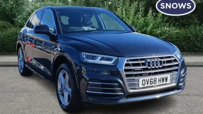 Usado Audi Q5 S-Line 190 HP (139 kW) 2018 Azul SUV