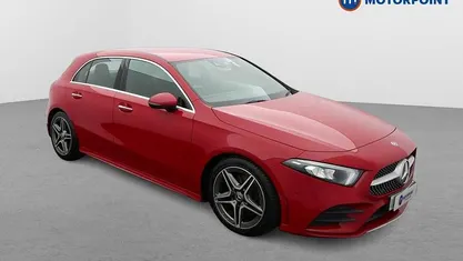 Used Mercedes A220 AMG Line Premium 190 HP (139 kW) 2019 Red Hatchback