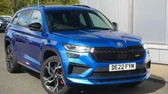Race blue metallic Used 2022 Skoda Kodiaq vRS SUV | £32,995 (Fair price)