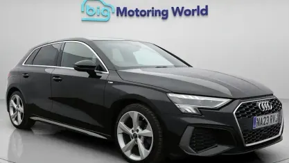 Used Audi A3 Sportback S-Line 150 HP (110 kW) 2023 Black Hatchback