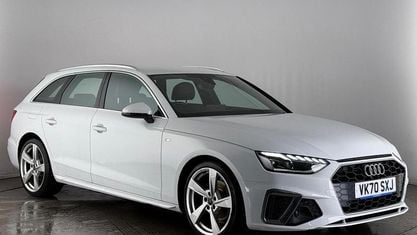 Usado Audi A4 S-Line 190 CV (139 kW) 2020 Blanco Familiar