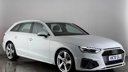 Begagnad Audi A4 S-Line 190 HK (139 kW) 2020 Vit Kombi
