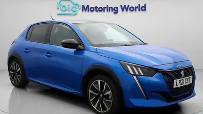 Blue Used 2021 Peugeot e-208 Premium Hatchback | £12,500 (Fair price)