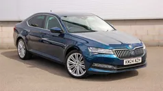Petrol blue metallic Used 2024 Skoda Superb SE L Hatchback | £25,990 (Fair price)