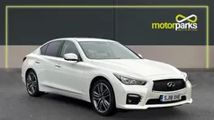 Pure white Used 2018 Infiniti Q50 Sport Tech Sedan | £10,500 (Fair price)