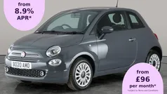 Grey Used 2020 Fiat 500 Lounge Hatchback | £8,206 (Fair price)