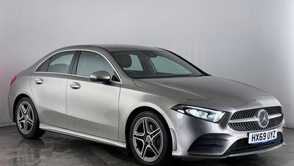 Begagnad Mercedes A180 AMG Line Premium 116 HK (85 kW) 2019 Silver Sedan