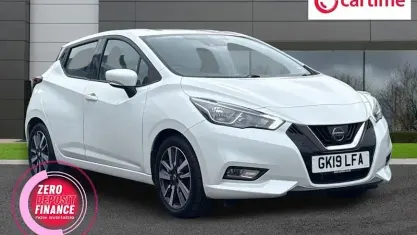 Used Nissan Micra Acenta Limited Edition 90 HP (66 kW) 2018 White Hatchback