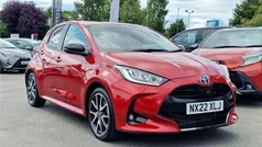 Red Used 2022 Toyota Yaris Hybrid Hatchback | £18,500 (Fair price)