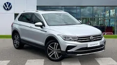 Reflex silver metallic Used 2021 VW Tiguan Elegance SUV | £24,337 (Fair price)
