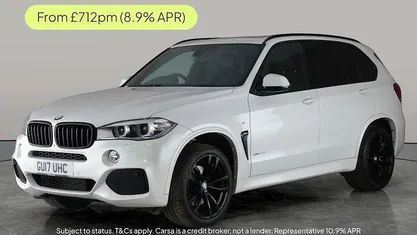 White Used 2017 BMW X5 M Sport SUV | £24,427 (Fair price)