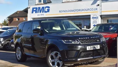 Begagnad Land Rover Range Rover Sport HSE 241 HK (177 kW) 2018 Svart SUV