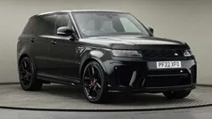 Exterior paint santorini black Used 2022 Land Rover Range Rover Sport SVR SUV | £49,500 (Super price)