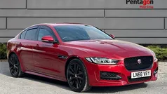 Red Used 2018 Jaguar XE R-Sport Sedan | £13,675 (Fair price)