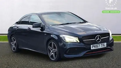 Blue Used 2016 Mercedes CLA250 AMG Sedan | £13,699 (Fair price)