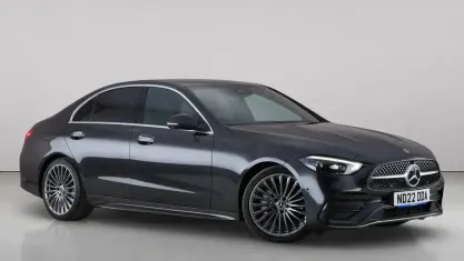 Used Mercedes C200 AMG line 204 HP (150 kW) 2022 Grey Sedan