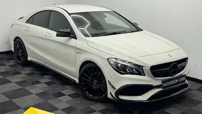 Used Mercedes CLA45 AMG AMG 381 HP (280 kW) 2016 White Sedan