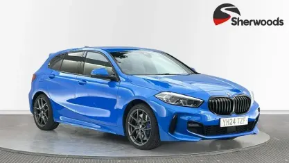 Used BMW 118 M Sport 136 HP (100 kW) 2024 Blue Hatchback