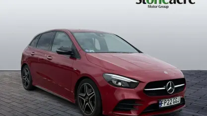 Used Mercedes B200 AMG line 163 HP (119 kW) 2022 Red Hatchback