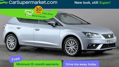 Begagnad Seat Leon SE Dynamic 116 HK (85 kW) 2020 Silver Halvkombi