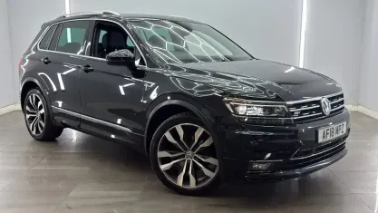 Used VW Tiguan R-line 150 HP (110 kW) 2018 Black SUV