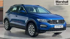 Ravenna blue metallic Used 2020 VW T-Roc SE SUV | £18,750 (Fair price)