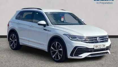 Used VW Tiguan R-line 150 HP (110 kW) 2022 White SUV