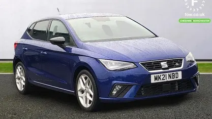 Blue Used 2021 Seat Ibiza FR Hatchback | £15,099 (Fair price)