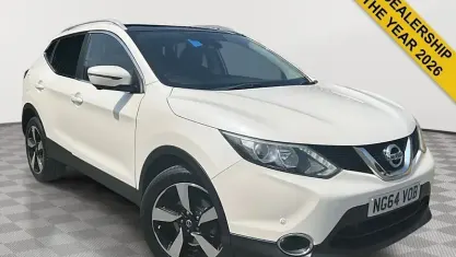 Used Nissan Qashqai N-TEC 110 HP (80 kW) 2015 White SUV