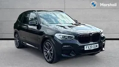 Black Used 2020 BMW X3 M Sport SUV | £30,208 (Fair price)