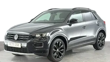Used VW T-Roc Black Edition 110 HP (80 kW) 2021 Grey SUV
