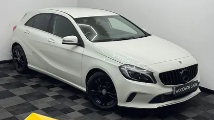 Used Mercedes A160 Sport Edition 102 HP (75 kW) 2018 White Hatchback