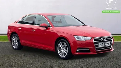 Red Used 2018 Audi A4 Comfort Sedan | £9,799 (Super price)