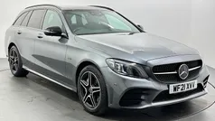 Grey Used 2021 Mercedes C300e AMG line Estate | £20,333 (Good price)