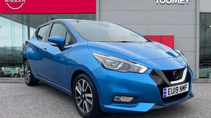 Used Nissan Micra Acenta Limited Edition 90 HP (66 kW) 2018 Blue Hatchback