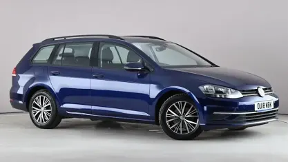 Used VW Golf VII SE 150 HP (110 kW) 2018 Blue Estate