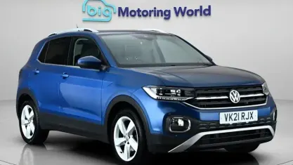 Used VW T-Cross SEL 110 HP (80 kW) 2021 Blue SUV