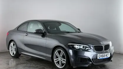Begagnad BMW 218 M Sport 136 HK (100 kW) 2019 Grå Sportkupé