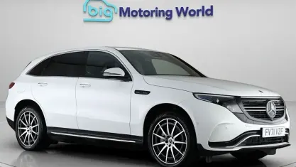 Used Mercedes EQC400 AMG line 300 kW (408 HP) 2022 White SUV